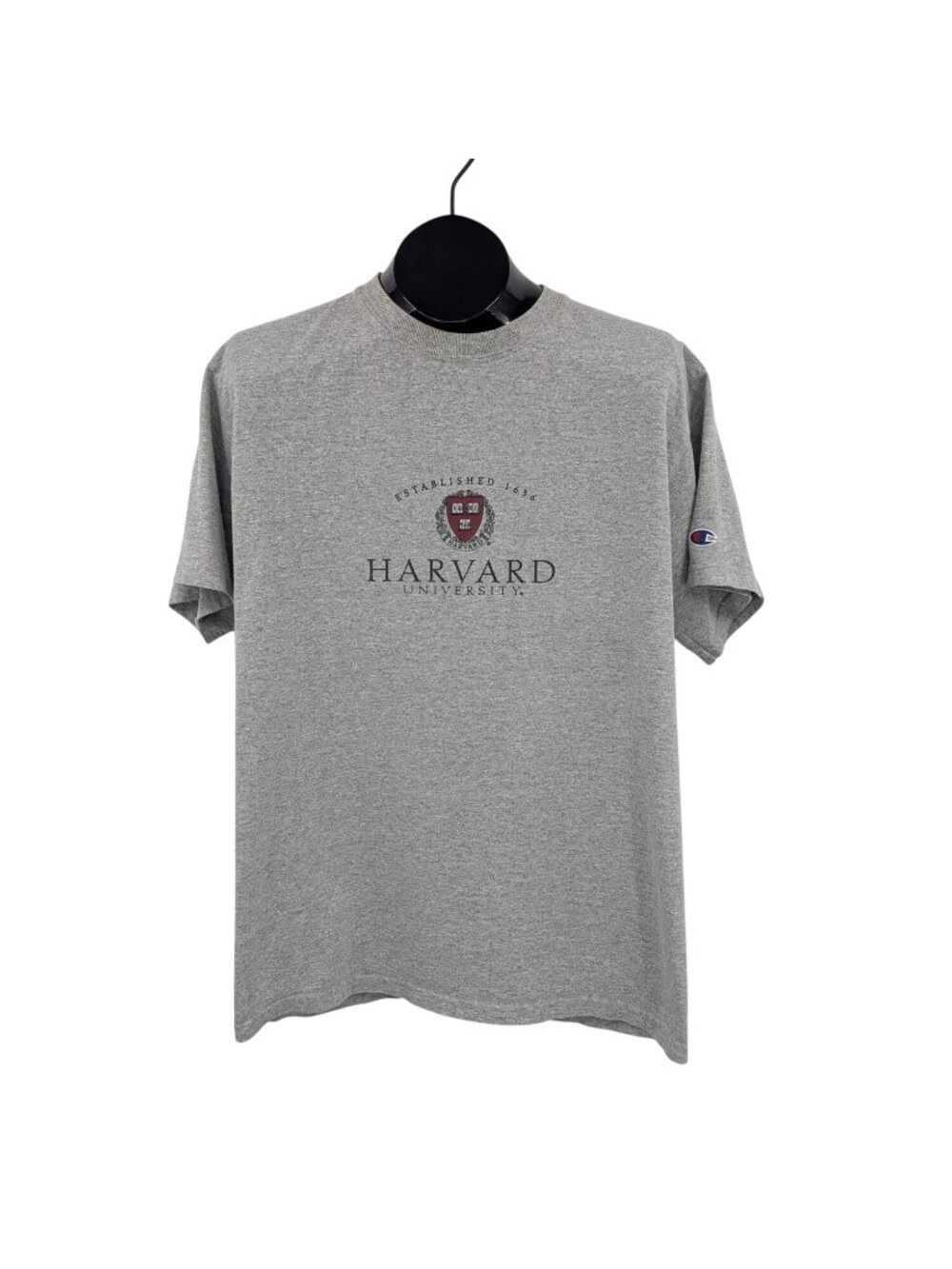 Vtg Champion Harvard University T Shirt 90s Ivy League Academia Streetwear Large